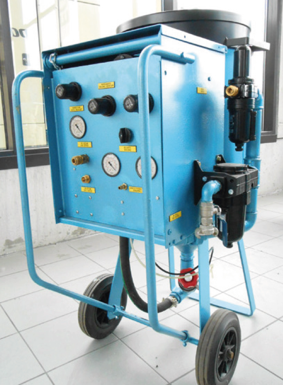 113.13 Straalset softblastketel 80l 2