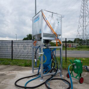 Straalsilo 1 ton op sokkel