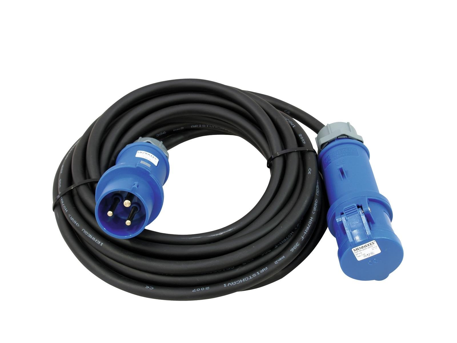Câble d'alimentation électrique 16 A - 230 V (20 m) 32 123.02 Elektrische voedingskabel 16A 230V 20m 1