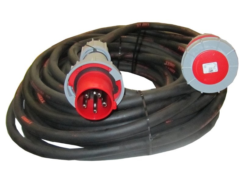 Câble d'alimentation électrique 63 A - 400 V (20 m) 35 123.05 Elektrische voedingskabel 63A 400v 20m 1