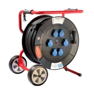 Kabel op haspel 80m 230V
