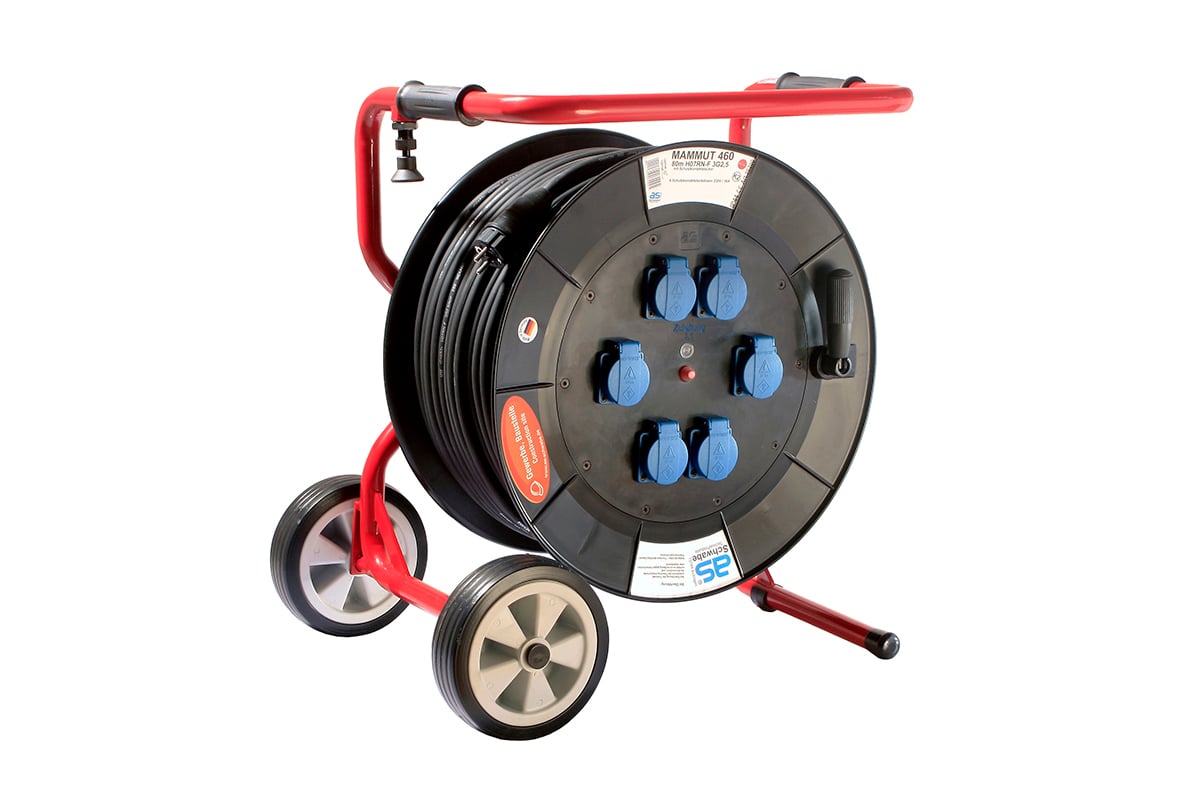 Câble sur enrouleur de 80 m, 230 V 24 123.10 Kabel op haspel 80m 230V 1