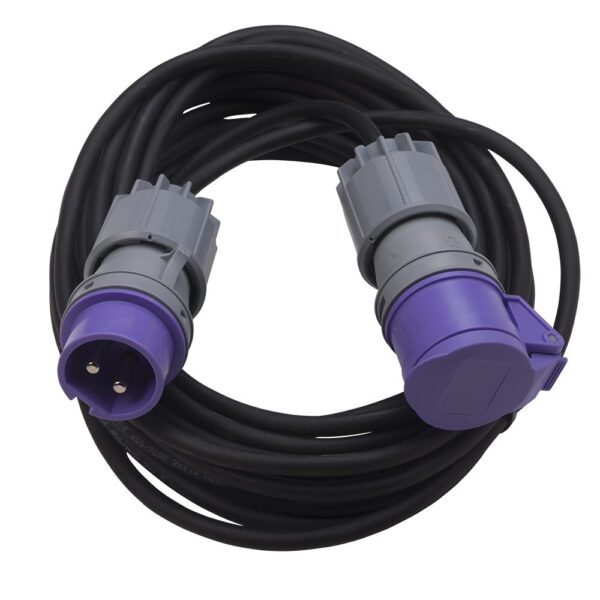 Câble électrique 2P+A 16A - CEE 24 Volt (25m)