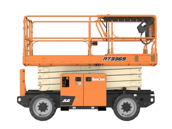 Nacelles ciseaux et télescopiques 12m diesel - JLG RT3369 – Image 4