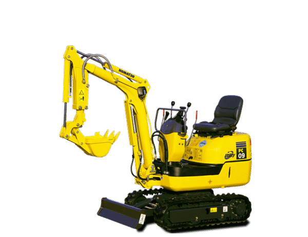 Minipelle 1 tonnes - Komatsu PC09-1