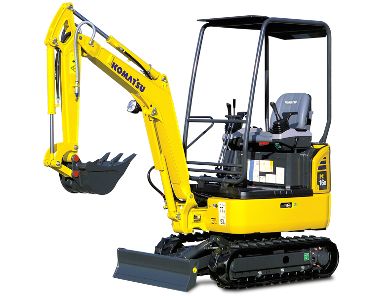 143.02 Minigraver 16 ton Komatsu PC16R 3 1 1