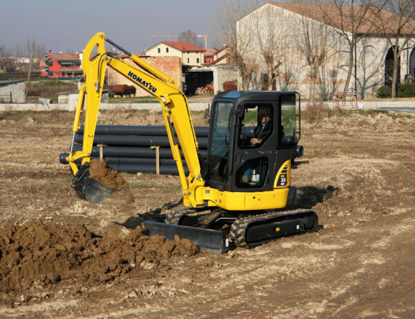 Minipelle 3,5 tonnes - Komatsu PC35MR-3 – Image 2