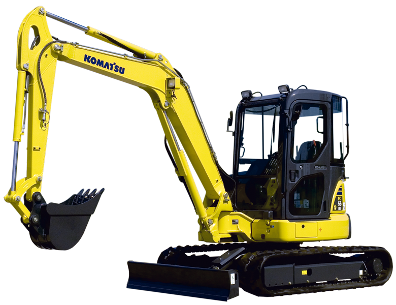 143.10 Minigraver 5 ton Komatsu PC55MR 3 1 1