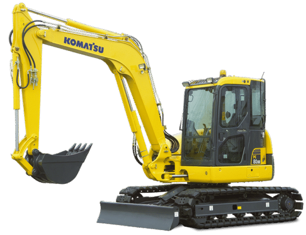 Minipelle 8 tonnes - Komatsu PC80MR-3