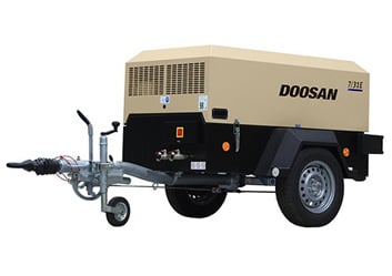Compresseur mobile 3 m³ 7 bar 4 144.14 Doosan 7.31 Mobiele Compressor 3 m min