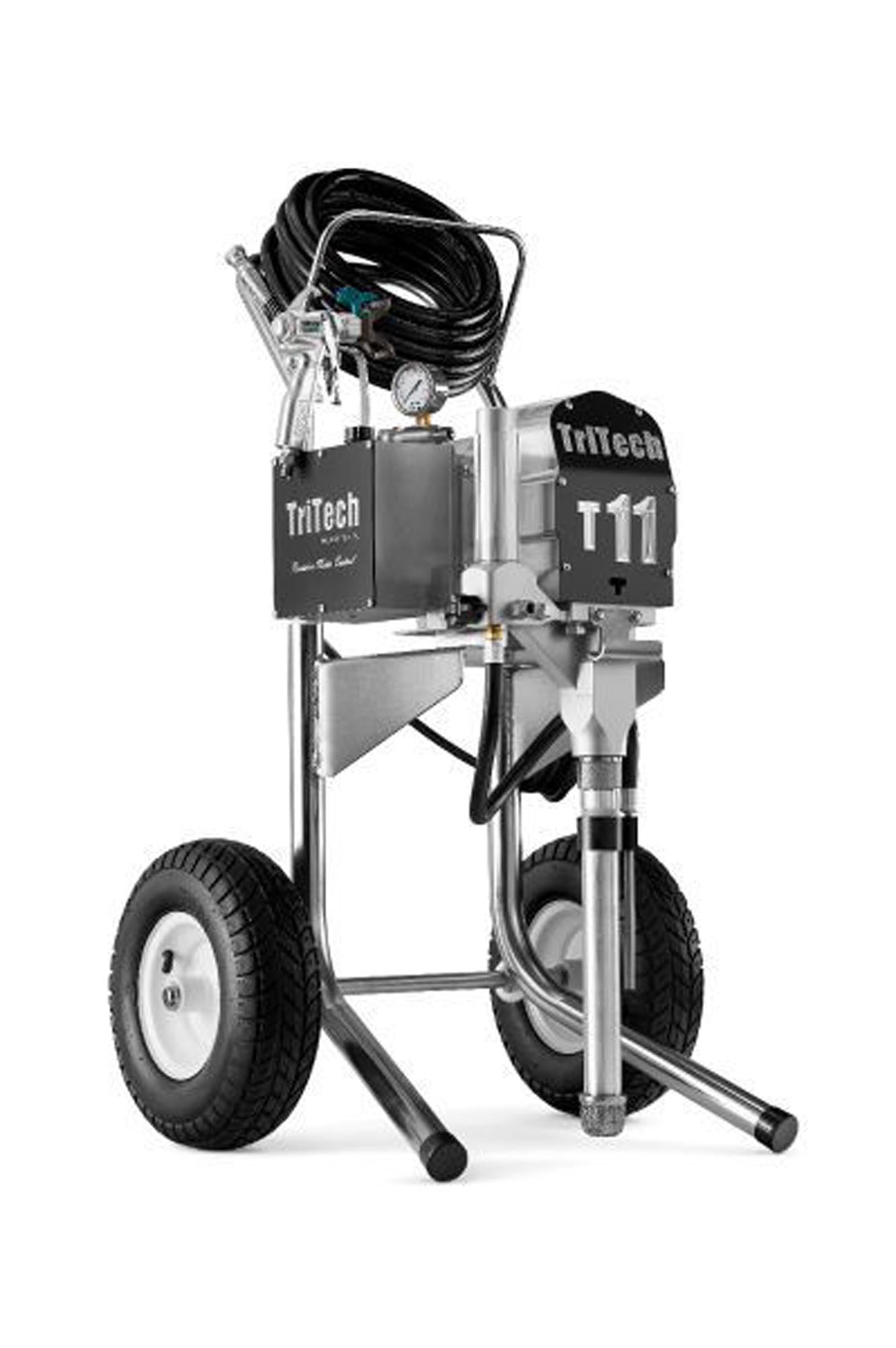 Pompe à piston TriTech T11 montée sur un châssis surélevé 23 TriTech T11 pistonpomp op een hoog onderstel