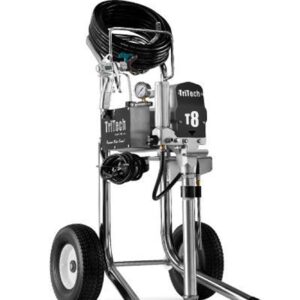 TriTech T8 pistonpomp op een hoog onderstel