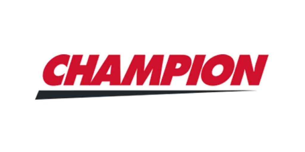 Stockverkoop 20 champion logo